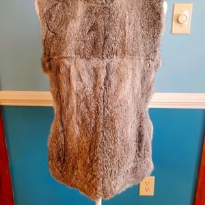 Michael Kors Rabbit fur vest size M